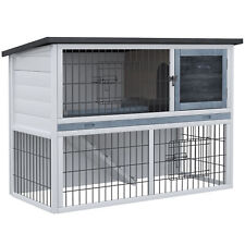 Pawhut rabbit hutch for sale  GREENFORD