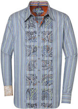 Robert Graham Freeboard Sport Shirt Plaid Button Down Long Sleeve Embroidered M, used for sale  Shipping to South Africa