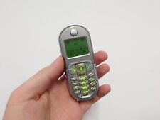  Teléfono móvil Motorola C205 plateado (desbloqueado) simple básico clásico retro ancianos segunda mano  Embacar hacia Argentina