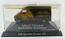 MB Sprinter "Albert Münkel Kachelofen Kaminbau" Herpa 1:87 H0 ohne OVP [I81-124], usado comprar usado  Enviando para Brazil