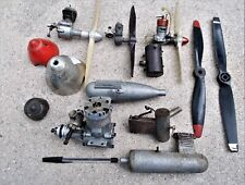 Vintage Model aircraft engines Parts silencers ect for sale  PLYMOUTH