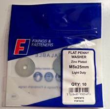 Flat penny washer for sale  ARUNDEL