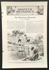 Toy Submarine carbide powered 1926 HowTo PLANS Dives & Surfaces automatically for sale  Shipping to South Africa