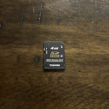 Tarjeta de memoria Toshiba Micro SD 4 GB MicroSD funciona con Nintendo 3ds 2ds XL MJ segunda mano  Embacar hacia Argentina