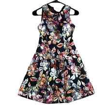 Vestido de mujer Anthropologie Leifsdottir negro brocado floral línea 2 segunda mano  Embacar hacia Mexico