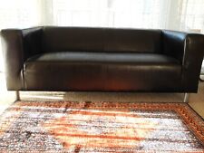 Leder sofa schwarz gebraucht kaufen  Weil am Rhein