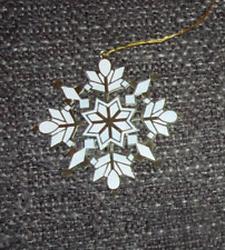 Lightweight metal snowflake for sale  Colchester