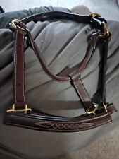 Leather halter brown for sale  Chichester