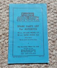 Excelsior autobyk spare for sale  RADSTOCK