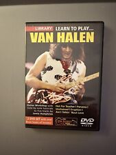 Lick Library LEARN TO PLAY EDDIE VAN HALEN Eruption Guitar Lessons Video 2 DVD for sale  Shipping to South Africa