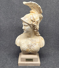 Athena Minerva Bust Statue Ancient Greek Goddess Cast Stone Replica 14" for sale  Shipping to South Africa