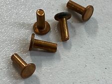 Copper tubular rivets for sale  LEICESTER