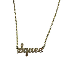Golden squee necklace for sale  Los Angeles
