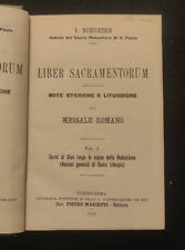 Schuster liber sacramentorum usato  Albano Laziale