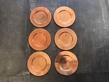 Hammered copper chargers for sale  Edwards
