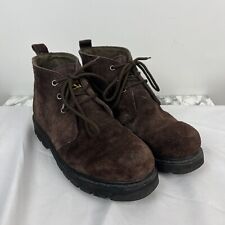 Caterpillar Boots Mens UK 9 EU 43 CAT Suede Brown Lifestyle Ankle Workwear for sale  Shipping to South Africa