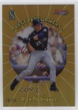 2018 Bowman's Best 1998 Performers refrator de ouro /50 Alex Rodriguez #98BP-ARO comprar usado  Enviando para Brazil