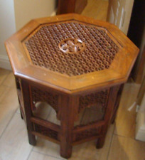 octagonal carved table for sale  WARRINGTON