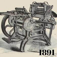 1891 printing presses for sale  Tonawanda