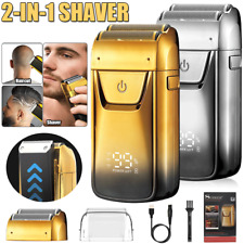 Maquina Eléctrica USB Recarregável para afeitar Barba Hombres Afeitadora de pelo comprar usado  Enviando para Brazil