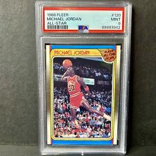 1988 Fleer All-Star #120 MICHAEL JORDAN PSA 9 Bullls Perfeito HOF The GOAT!, usado comprar usado  Enviando para Brazil