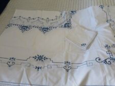 Nappe coton brodee d'occasion  Reims