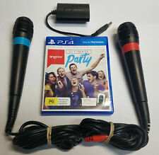 Playstation 4 / 5 Ps4 Ps5 Sing Star 2x Microphones + Singstar Ultimate Party ... for sale  Shipping to South Africa
