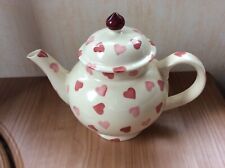 Emma Bridgewater Pink Hearts teapot for sale  LIVERPOOL