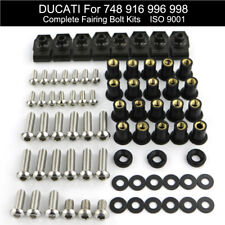 Motorcycle Stainless Steel Fairing Bolt Screw Kit Fit For Ducati 748 916 996 998 for sale  Shipping to Canada
