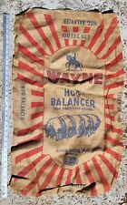 Burlap feed bag for sale  Mount Olive