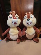 Disney Parks Chip n Dale Plush Stuffed Animal Figures, 9" for sale  Metairie