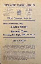 Leyton orient swansea for sale  BUSHEY