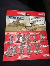 Vintage Calder Craft Cast Metal German Panzer Grenadiers WW2 2106, used for sale  Shipping to South Africa
