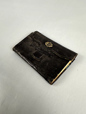 Almanaque antigo diário de bolso de couro preto 1870 comprar usado  Enviando para Brazil