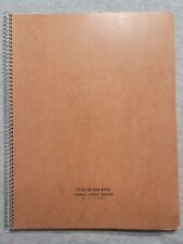 Used, 1977 Brown Federal Supply Ruled Lined Notebook 50 Pages 8 1/2 x 11 Paper for sale  Shipping to South Africa