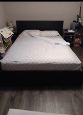 ikea black queen bed frame for sale  Cedar Hill