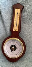 Vintage barometer wood for sale  STAFFORD