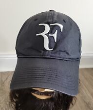 Gorra de béisbol Nike Roger Federer RF tenis negra correa ajustable trasera legado91 segunda mano  Embacar hacia Argentina