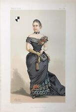 Estampado original de Vanity Fair 1884 ""La princesa real"" alta - realeza segunda mano  Embacar hacia Argentina