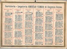 Calendario 1919 cartoleria usato  Italia