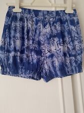 Blue graffiti shorts for sale  SUDBURY