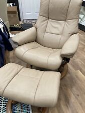 leather wood recliner for sale  Charlotte