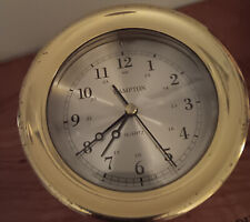 hampton brass quartz clock for sale  Vallejo