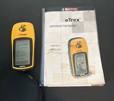 GPS portátil Garmin eTrex navegador pessoal amarelo 12 canais testado funcionando , usado comprar usado  Enviando para Brazil