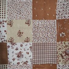 Vtg brown patchwork for sale  Bristol