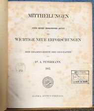 1862 petermann mittheilungen gebraucht kaufen  Bad Nauheim