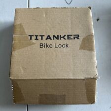 Fechaduras de bicicleta Titanker auto-enrolamento cabo combinado preto 4' 8mm UShake, usado comprar usado  Enviando para Brazil