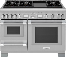 Used, Thermador Pro Grand 48" Stainless Steel 6 Burners Dual Fuel Range - PRD48WDSGU for sale  Anaheim