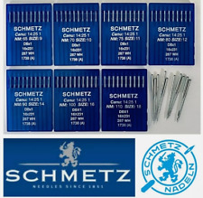 SCHMETZ INDUSTRIAL SEWING MACHINE NEEDLES fit brother juki & most machine, used for sale  Shipping to South Africa