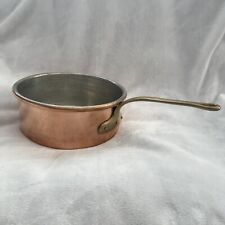 Ruffoni Hammered Copper Saucepan 4 qt Brass Handle 2000 Made In Italy NO LID for sale  Shipping to South Africa